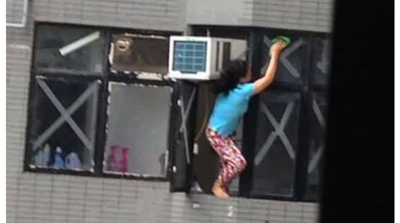 Pictures Of Ofw Cleaning High Rise Windows Go Viral – Philippine